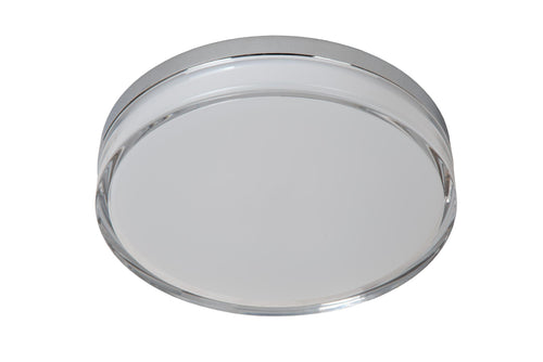 Lucide plafonnière badkamer PLANO - 1xGeïntegreerde LED - Opaal