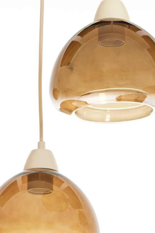 Light & Living hanglamp BISHO - bruin - Ø30x14cm - vtwonen shop