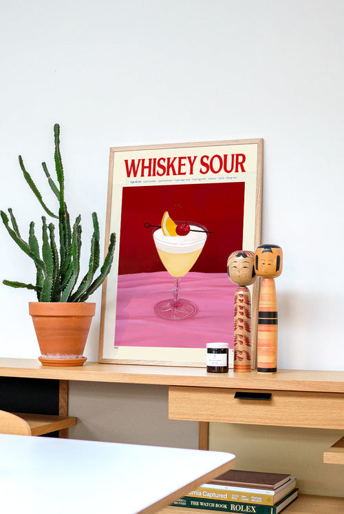 Elin PK - Whiskey Sour - PSTR studio Kunst Poster - vtwonen shop