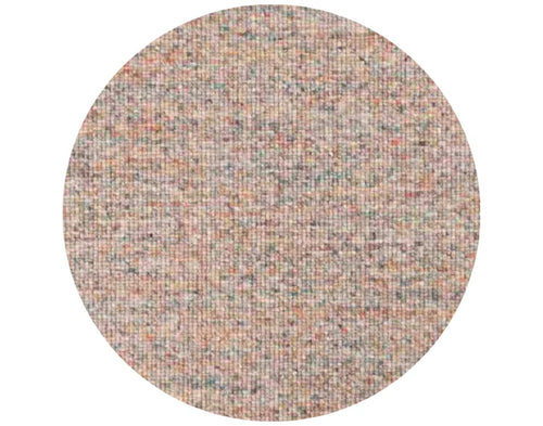DÉJA Living Vloerkleed Bela - Rond Wit Wol - Ø300cm