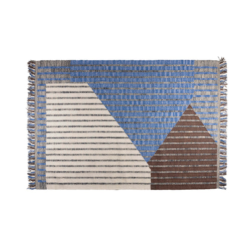 Dutchbone Hampton Vloerkleed 200x300 Blauw - vtwonen shop