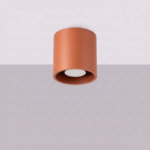 Sollux Lighting Plafondlamp ORBIS 1 rode oker - 10x10x10cm