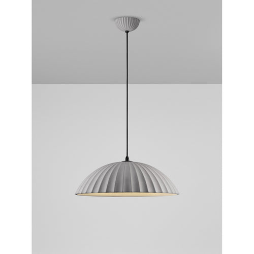 Nova Luce AMMOS  Ammos Dome hanglamp voor plafond, grijs E27, 1x12W