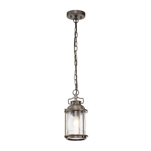 Elstead Kichler Ashland Hanglamp voor buiten, gebronsd brons, IP44