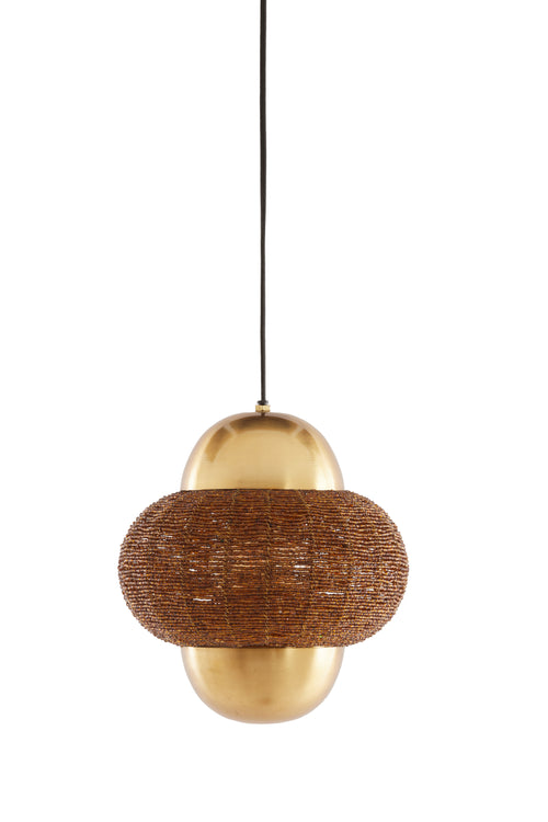 Light & Living hanglamp CETARA - bruin - Ø26x28cm - vtwonen shop