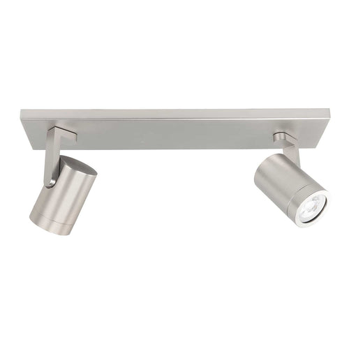 Highlight spot HALO - 2 lichts - 40  x 15   cm - mat-chroom - vtwonen shop