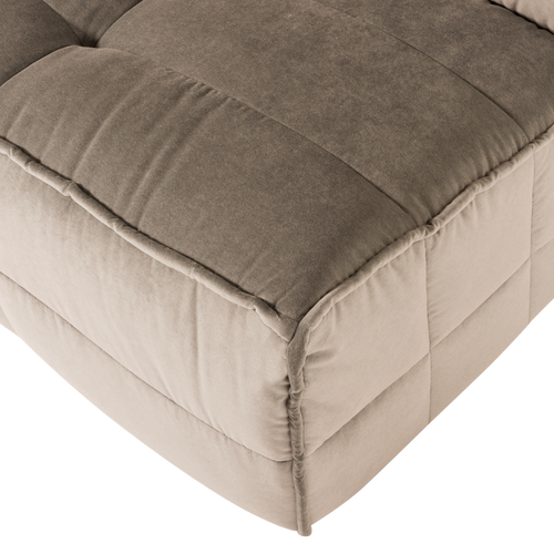 vtwonen 1-zits element Cluster - Velvet - Warm Taupe - 82x105x92