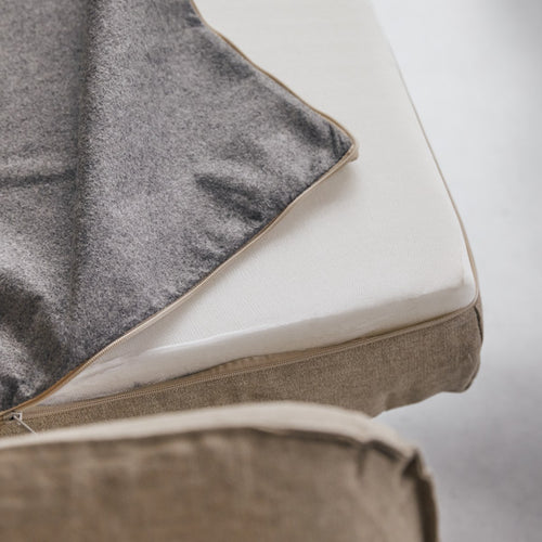 Tikamoon Fauteuil van natuurlijk linnen - Naturel