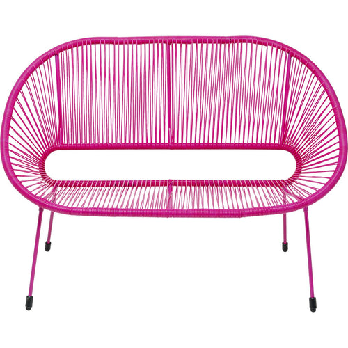 Kare Design Tuinbank Acapulco Mono roze - vtwonen shop