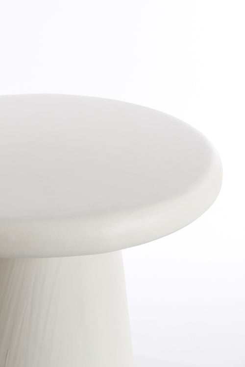 Light & Living salontafel KULONA - Ø60x45cm - wit - vtwonen shop