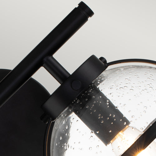 Elstead Hinkley Hollis Badkamer Wandlamp Zwart, IP44