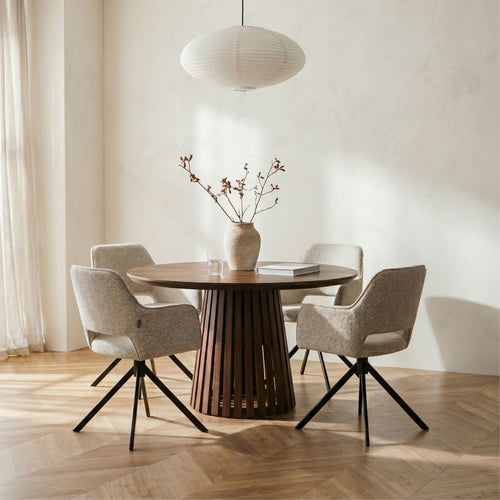 Kick eettafel Jude - 140cm - Bruin