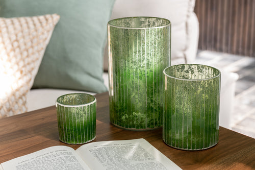 J-Line windlicht Klassiek - glas - transparant - vtwonen shop