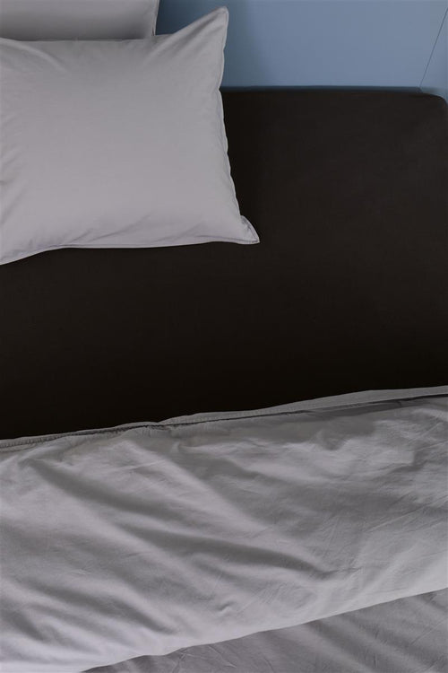 Beddinghouse - Jersey - Split-topper - Hoeslaken - 160x220 cm - Zwart