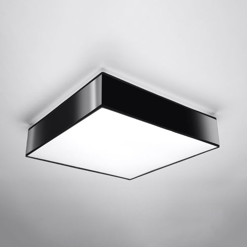 Sollux Lighting Plafondlamp HORUS 55 zwart - 55x55x11cm