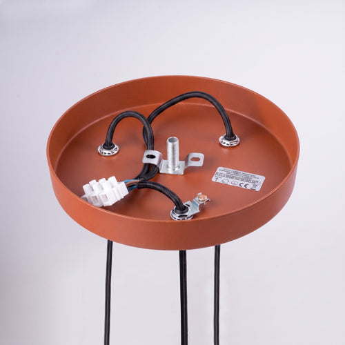 Sollux Lighting Hanglamp ARCHE 3P rode oker - 20x20x120cm