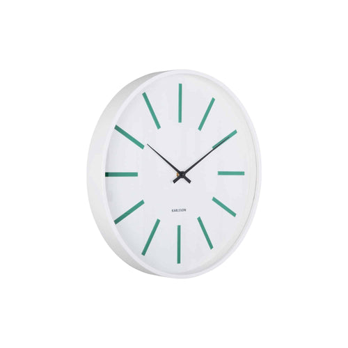 Karlsson wandklok Arruga Retro - wit - Ø40cm