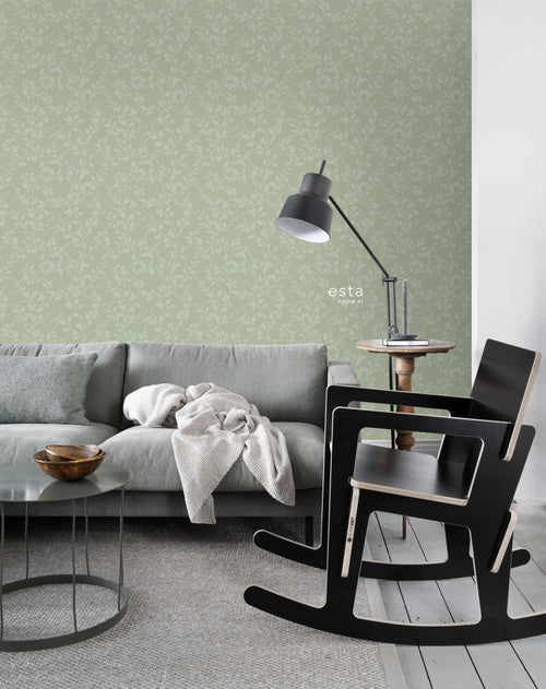 ESTAhome behang bladmotief groen - 53 cm x 10.05 m - 148731 - vtwonen shop