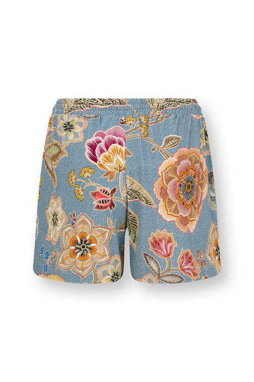 Pip Studio - Bob Korte pyjamabroek - Dames - Matata - Blauw - M - vtwonen shop