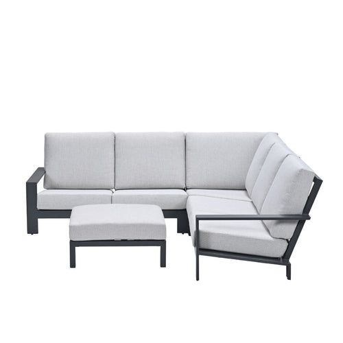 Garden Impressionsloungeset Coba 5-delig donker grijs - valley sand