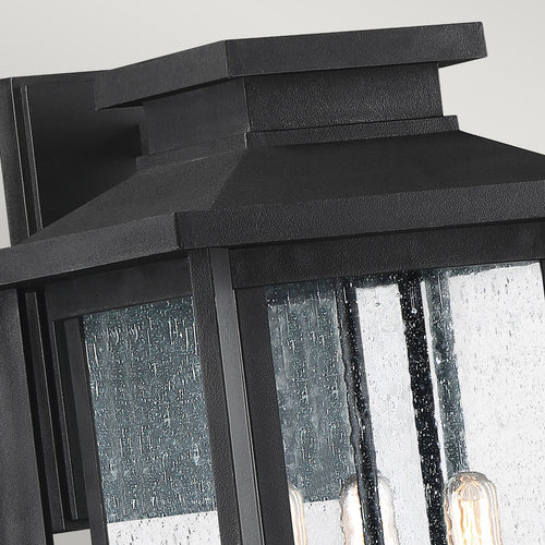 Elstead Quoizel Wakefield Outdoor Wandlantaarn Aarde Zwart, IP44