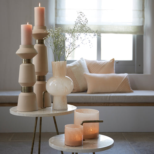 Light & Living vaas HALLEY - Ø23x40cm - bruin - vtwonen shop