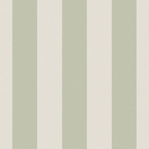 Sanders & Sanders behang strepen groen en beige - 53 cm x 10.05 m - 640689