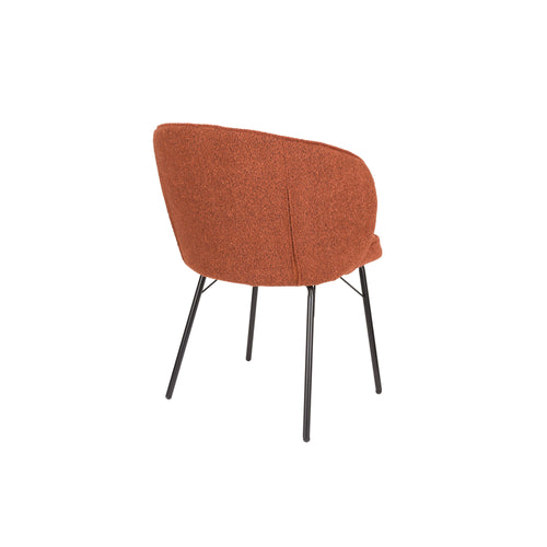 Housecraft Living Joa Eetkamerstoelen Bouclé Terra - Set van 2 - vtwonen shop