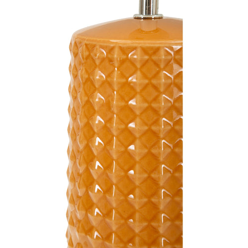 Mauro Ferretti tafellamp - 30x52 cm - mosterdgeel/wit