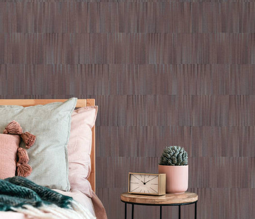 Erismann behang zigzag motief bruin - 53 cm x 10.05 m - 661651 - vtwonen shop