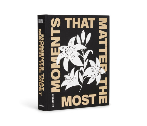 Printworks Fotoalbum - Moments that Matter the Most - Zwart - vtwonen shop