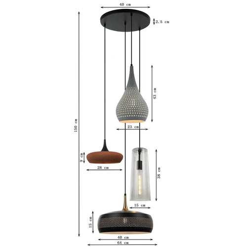 Kare Design Hanglamp Melange Ø64cm - vtwonen shop