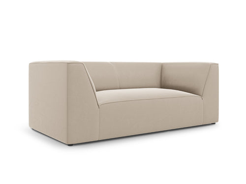 Micadoni Bank Ruby 2-zits, flueel, beige - 93x174x69cm