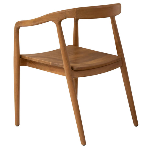 DÉJA Living Tuinstoel Lasse - Naturel Hout - Set van 2