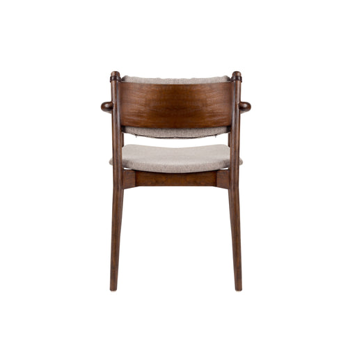 Dutchbone Torrance Eetkamerstoel - Bruin - vtwonen shop