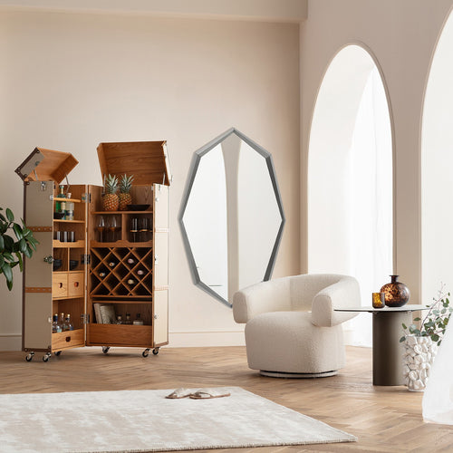 Kare Design Spiegel Bea 150x90cm grijs