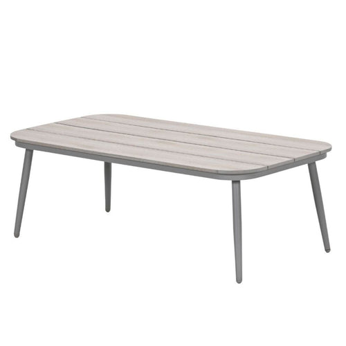 Garden Impressionsloungetafel Burela 130x70 cm - taupe-light teak look