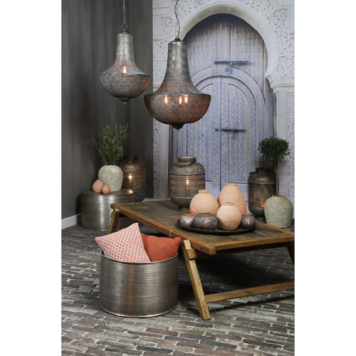 Light & Living tafellamp Udupi - bruin - Ø31cm - vtwonen shop