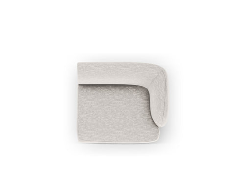 Micadoni rechter module Miley structurele stof geld - 90x90x70cm