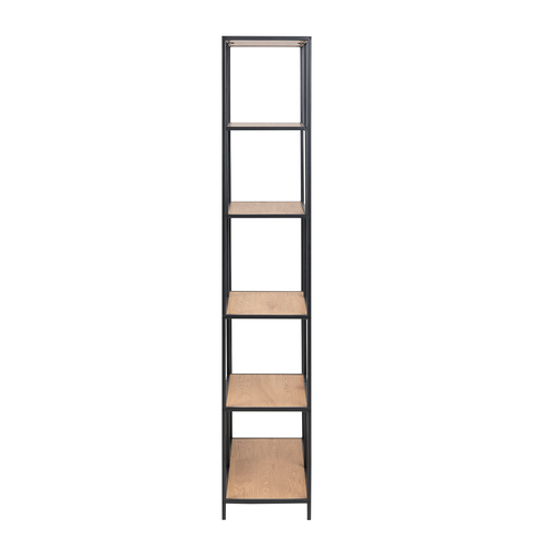 Lisomme Vic houten boekenkast naturel - 77 x 185 cm - vtwonen shop