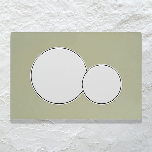 Decoplates wc paneel front, rechthoekig liggend - groen - 24.6x16.4cm - vtwonen shop