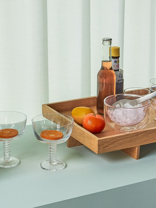 Hübsch champagneglas Clink - kristal - ø11xh13cm