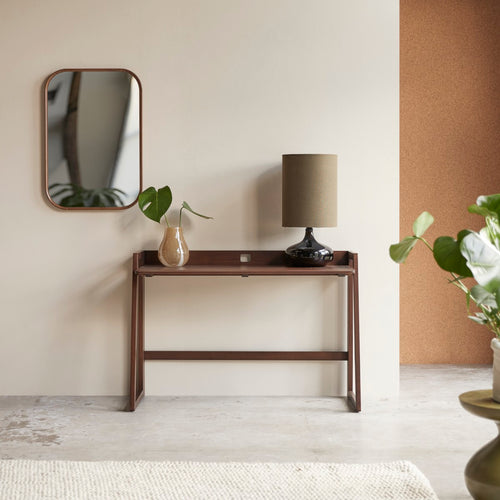 Tikamoon Vouwbureau van donker massief teakhout - Bruin - vtwonen shop