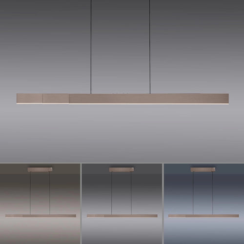 Neuhaus PURE hanglamp e-Lift - 3 lichts - 200  x 240   cm - bruin