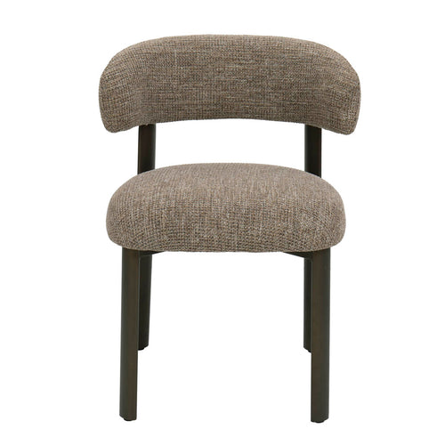 DÉJA Living Eetkamerstoel Alamo - Taupe/Brons - Set van 2
