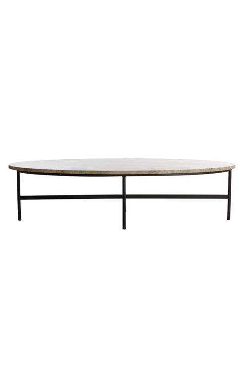 Light & Living tafel  - zwart - 140x65x35 cm