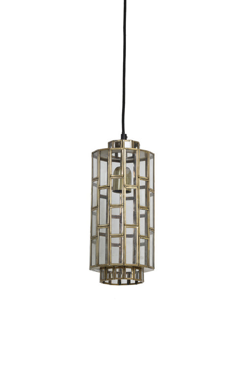 Light & Living hanglamp Søstrene - brons - 15x15x31 cm
