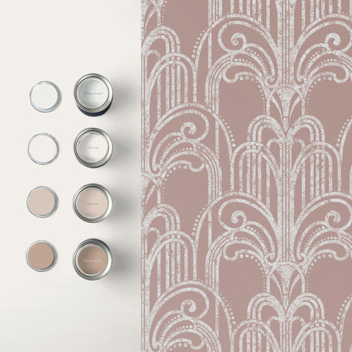 Graham & Brown Vliesbehang - Art Deco Rose Gold - 10mx52cm - vtwonen shop