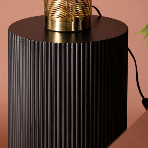 Nest living Asa Houten Bijzettafel Zwart - Ø 31 cm - vtwonen shop