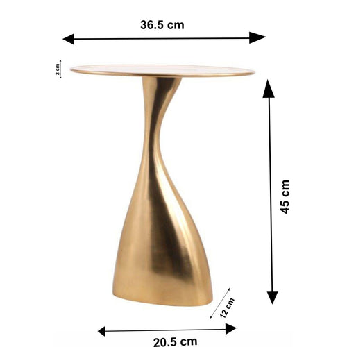 Kare Design Bijzettafel Spacey Ø36cm goud - vtwonen shop